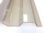 Preview: Bronze Lichtplatte Polycarbonat 76/18 Spundwand (Trapez)